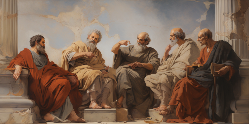 Greek men discuss types of love